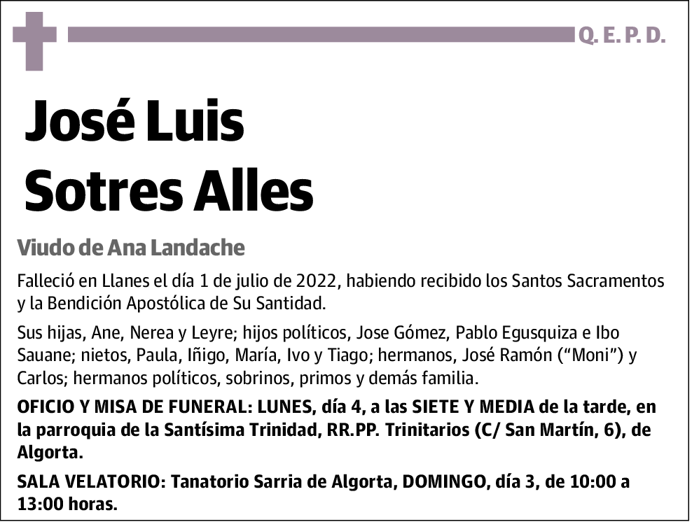 José Luis Sotres Alles