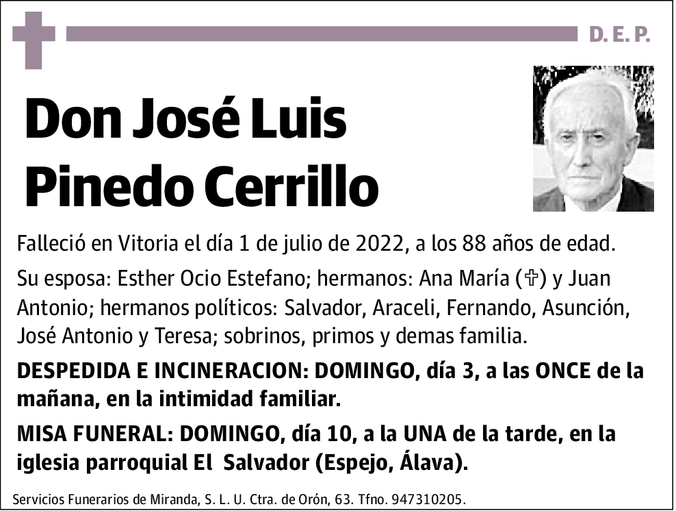 José Luis Pinedo Cerrillo