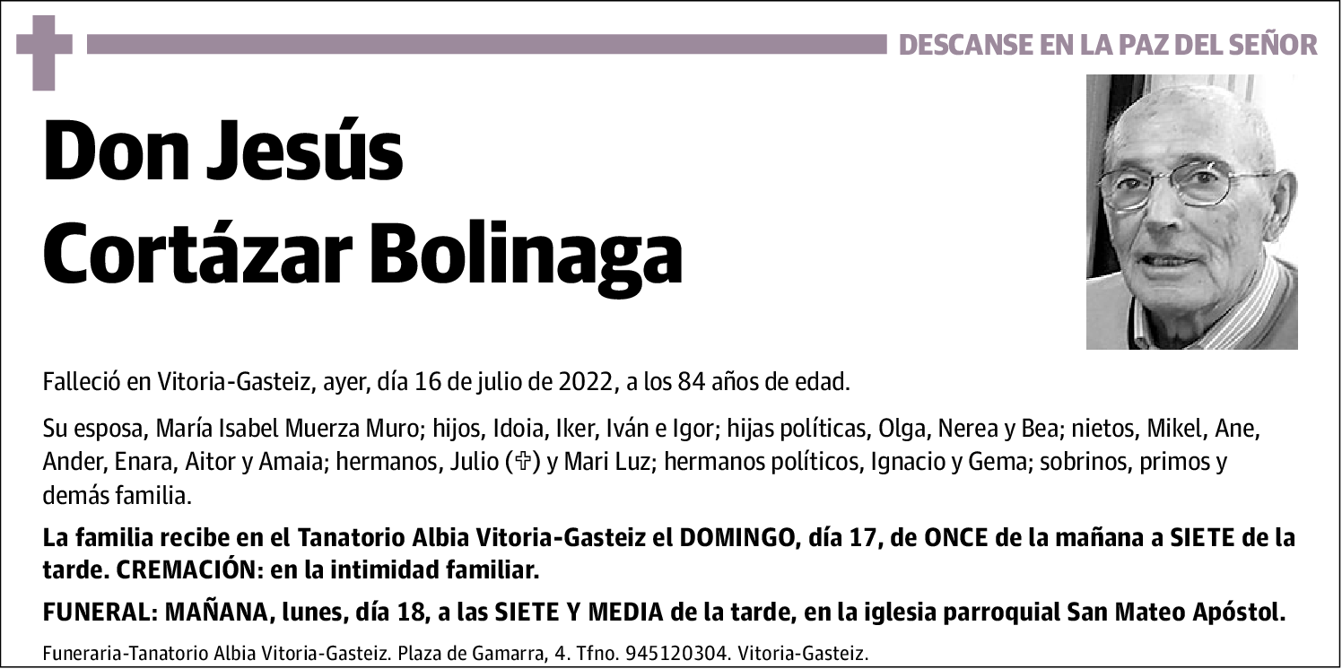 Jesús Cortazar Bolinaga