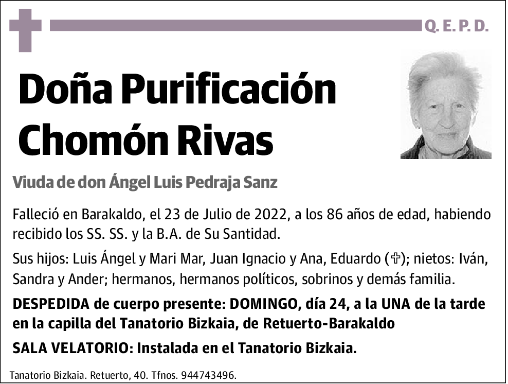 Purificación Chomón Rivas