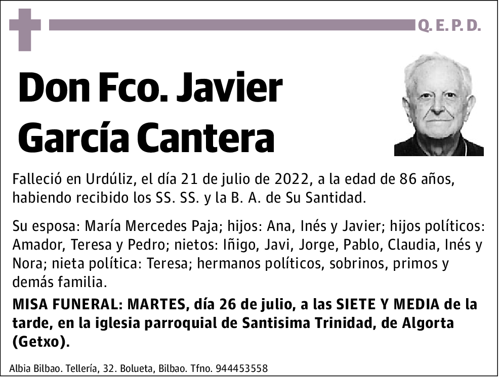 Fco. Javier García Cantera
