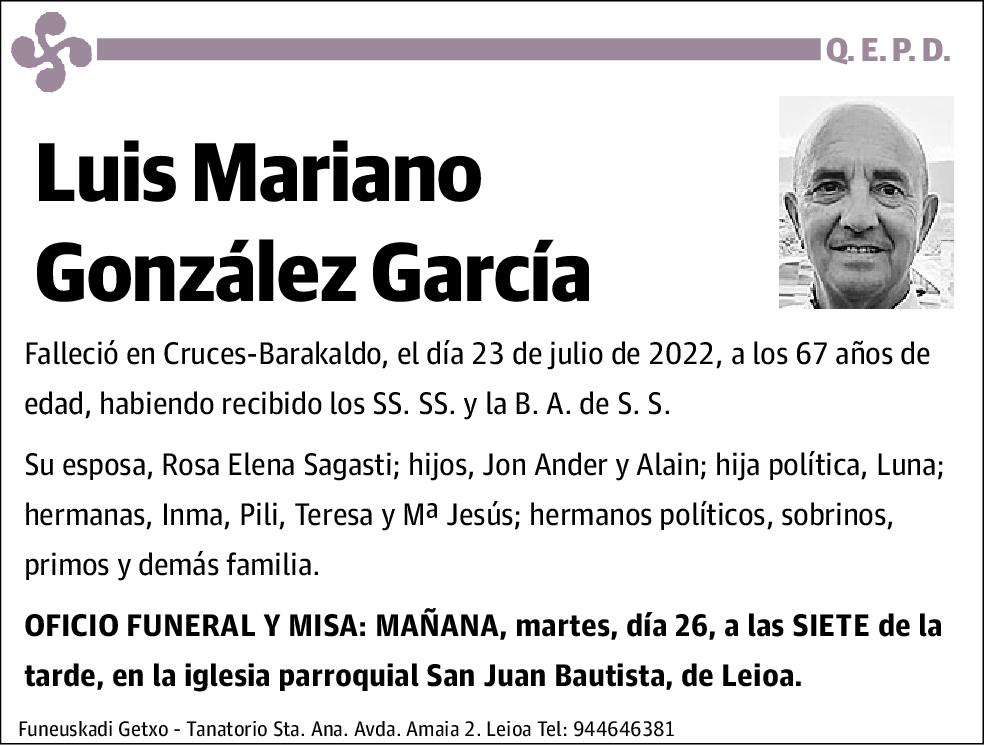 Luis Mariano González García
