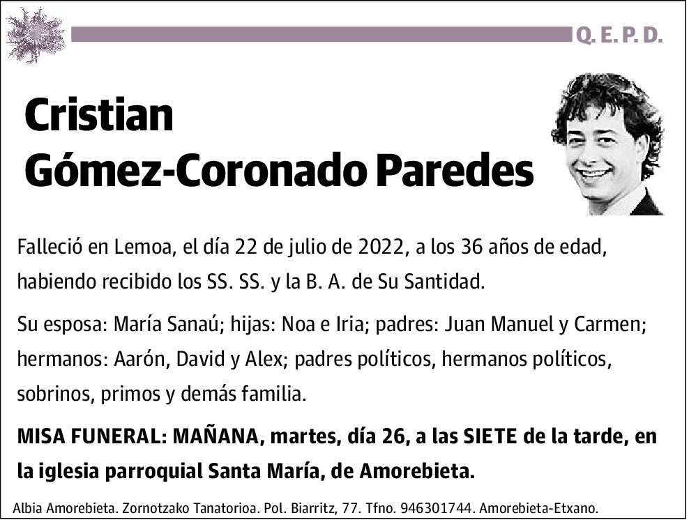 Cristian Gómez-Coronado Paredes