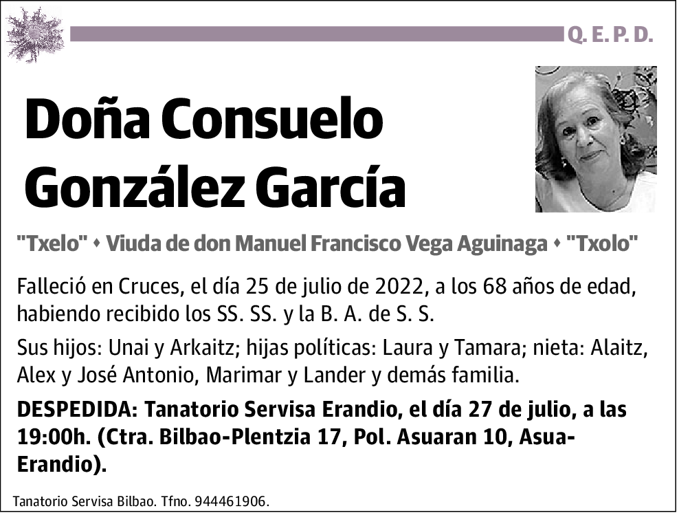 Consuelo González GarcÍa