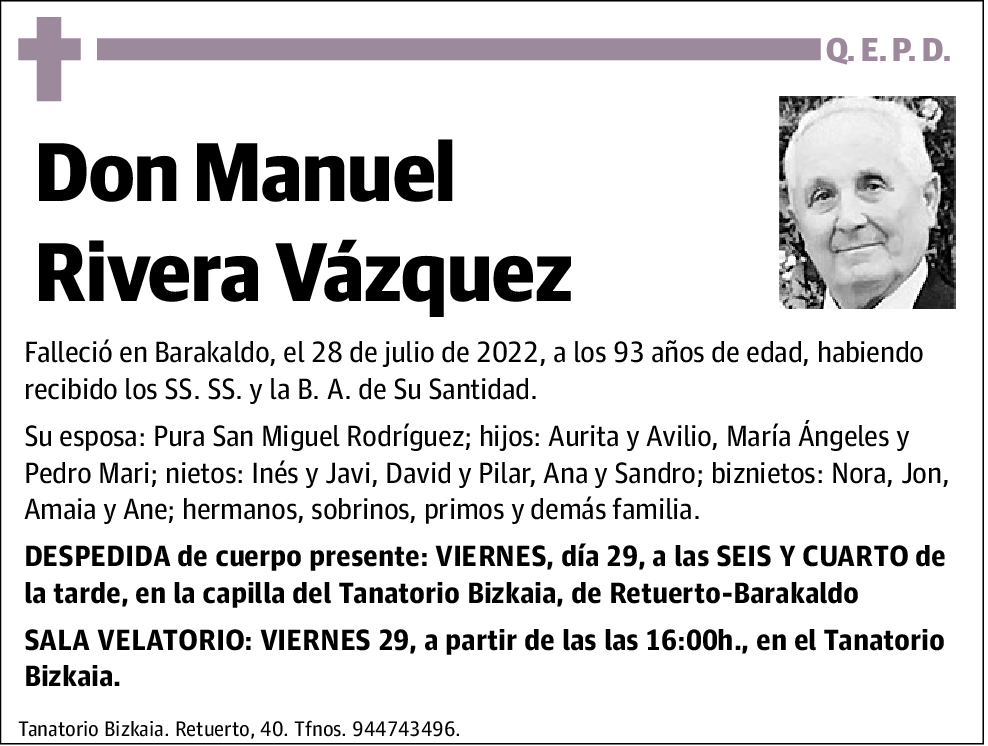 Manuel Rivera Vázquez