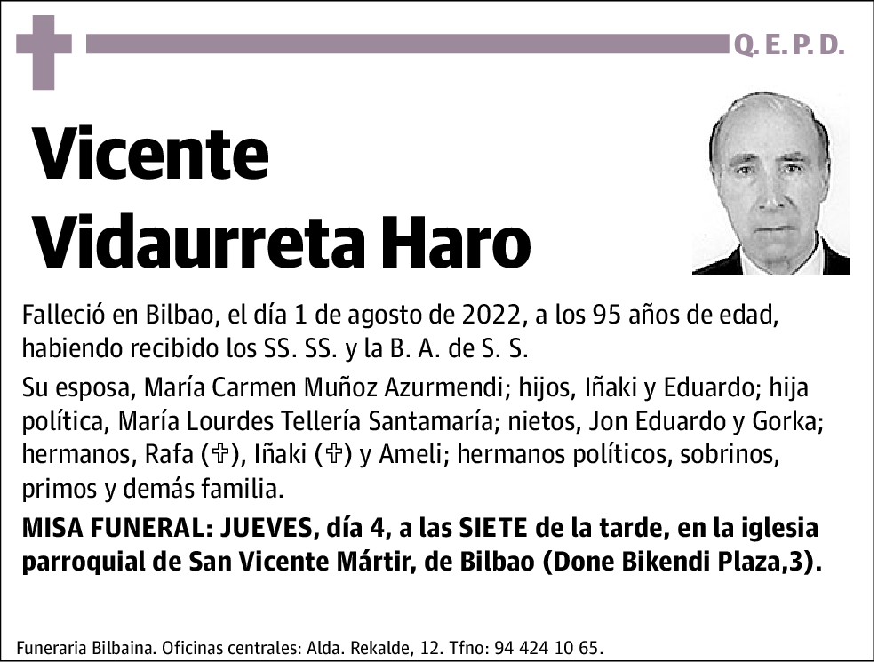 Vicente Vidaurreta Haro