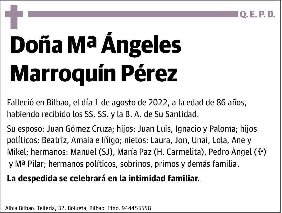 María Ángeles Marroquín Pérez