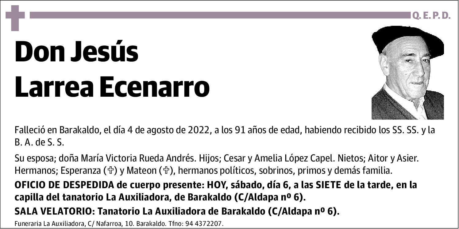 Jesús Larrea Ecenarro