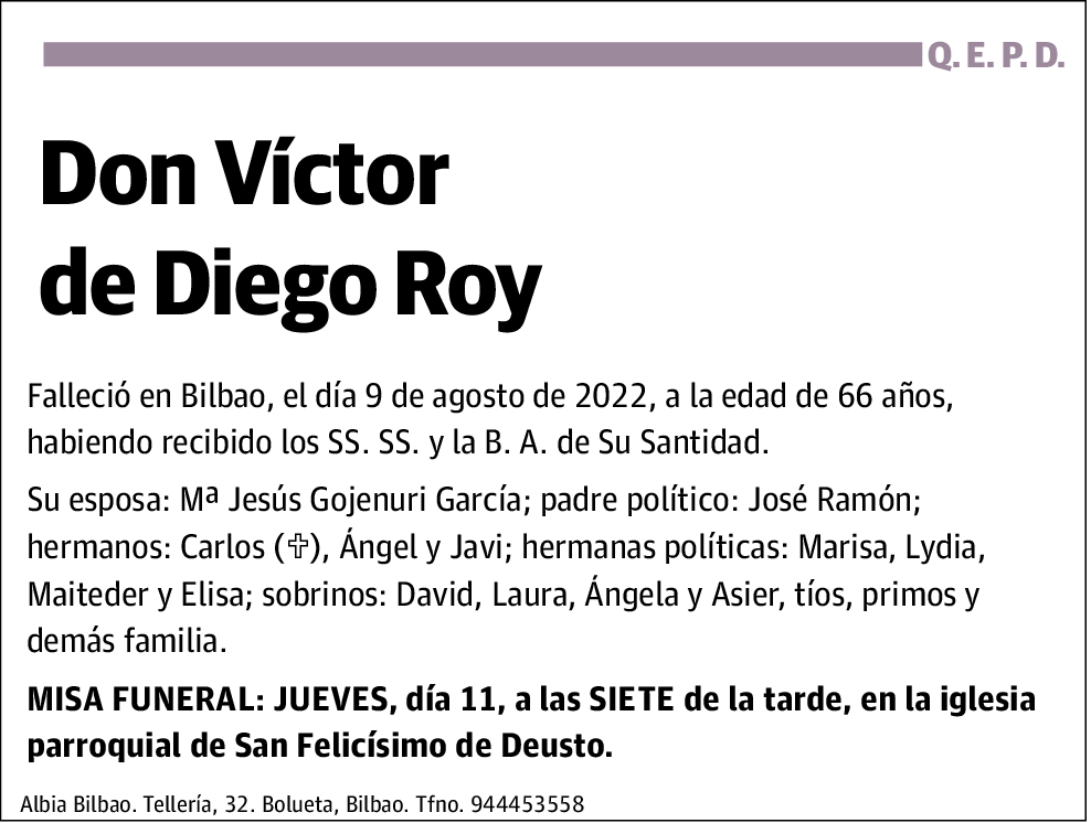 Víctor de Diego Roy
