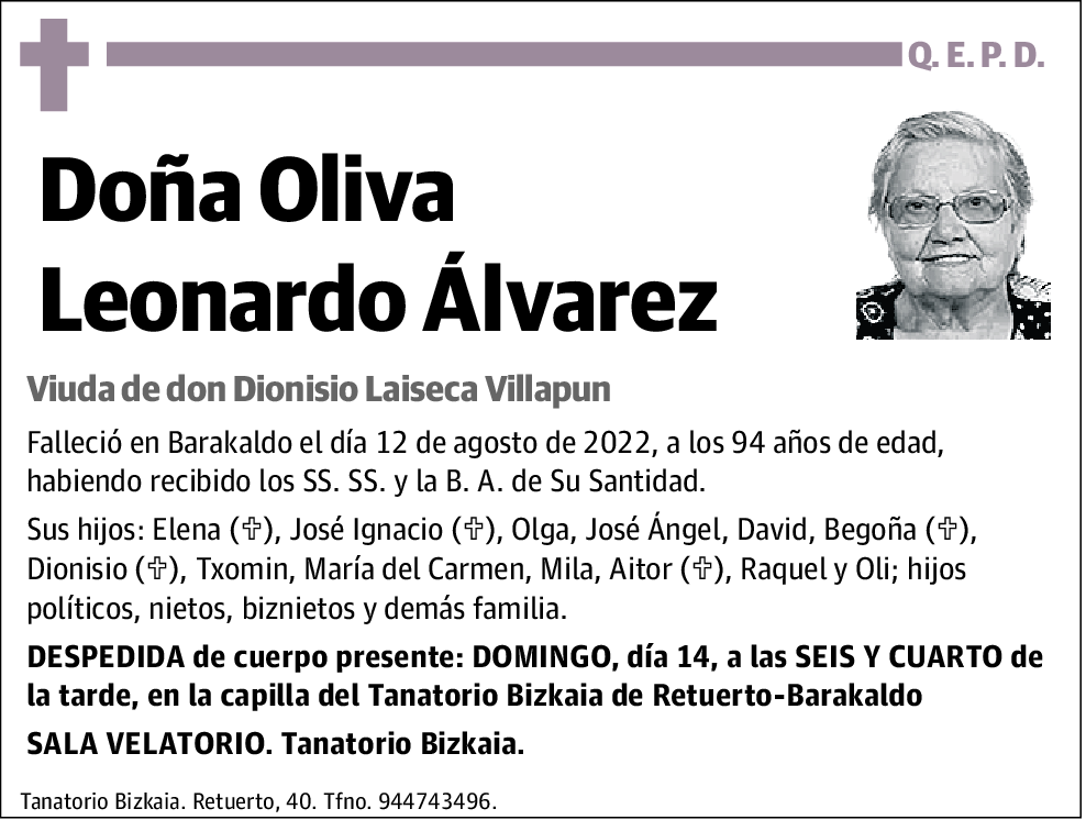 Oliva Leonardo Álvarez