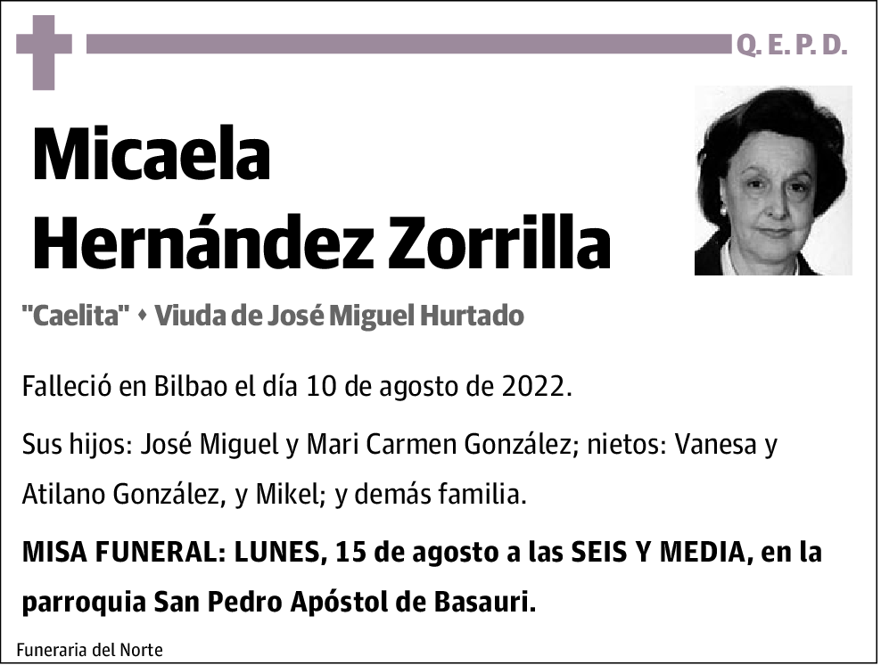 Micaela Hernández Zorrila