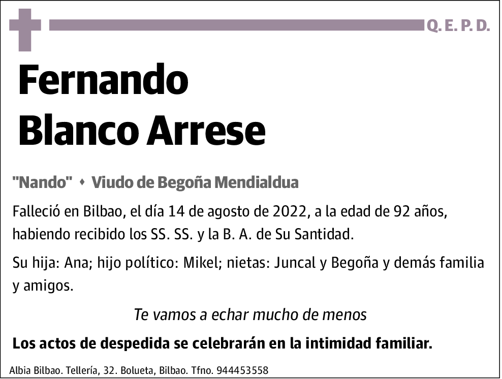 Fernando Blanco Arrese