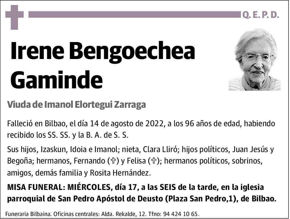 Irene Bengoechea Gaminde