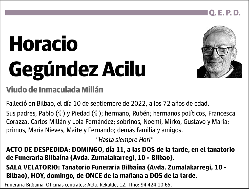 Horacio Gegúndez Acilu