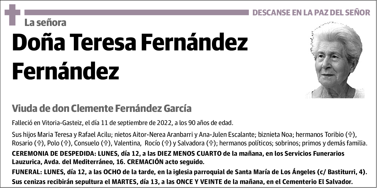 Teresa Fernández Fernández