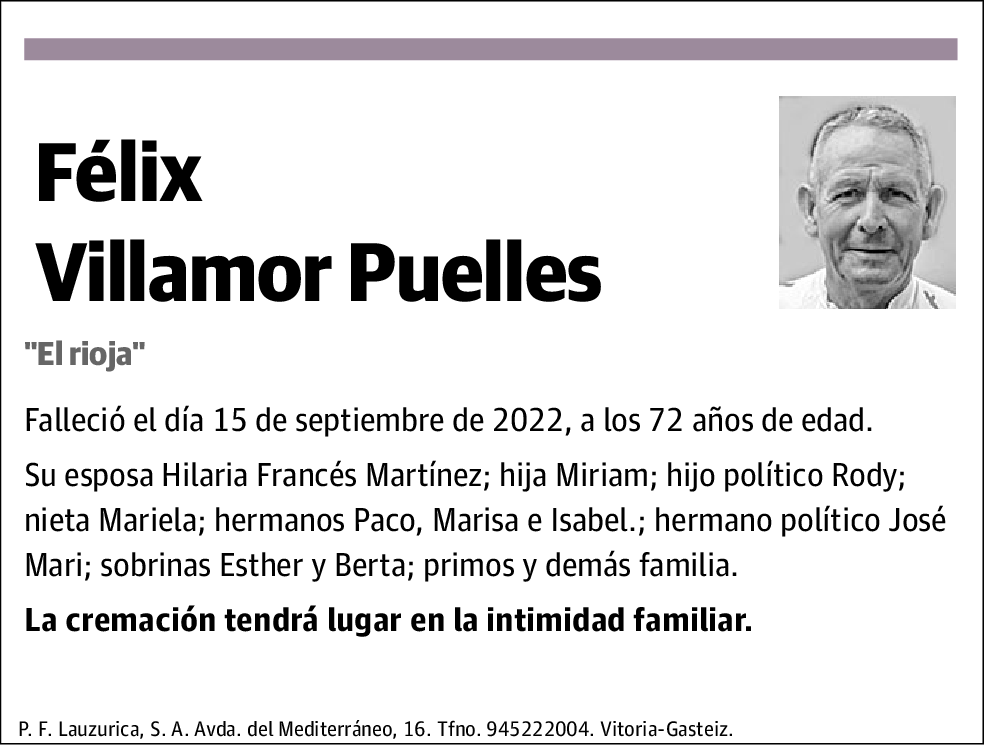 Félix Villamor Puelles