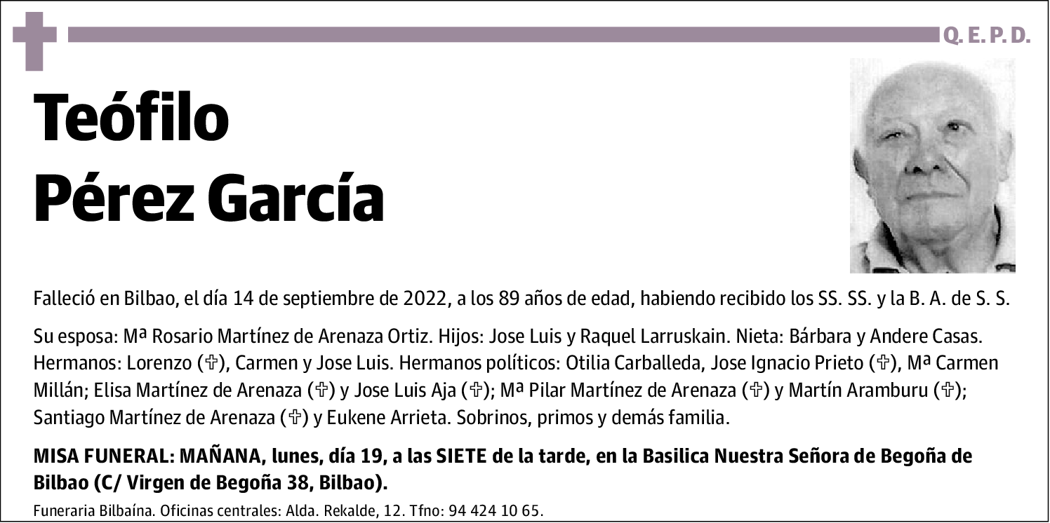 Teófilo Pérez García