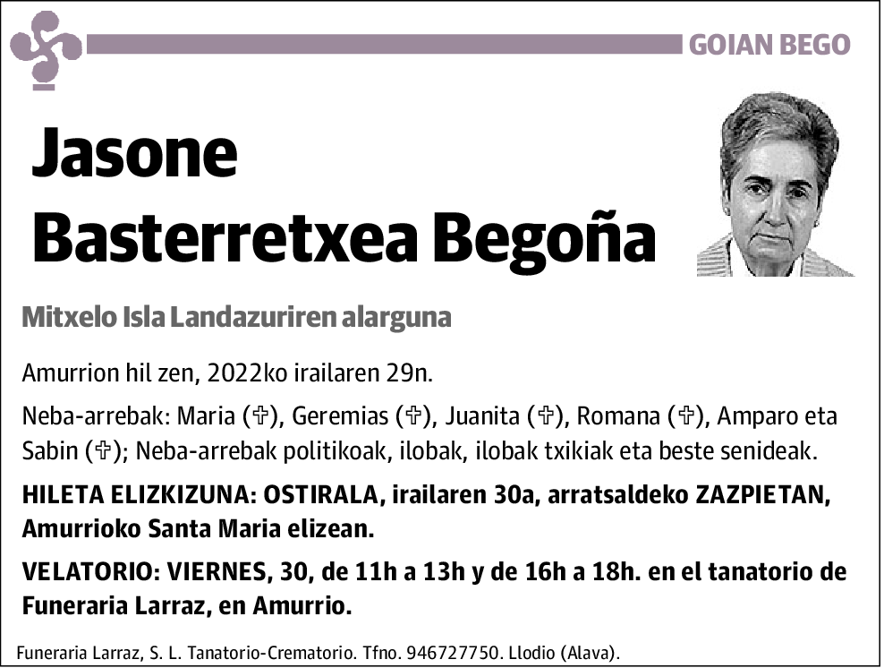Jasone Basterretxea Begoña
