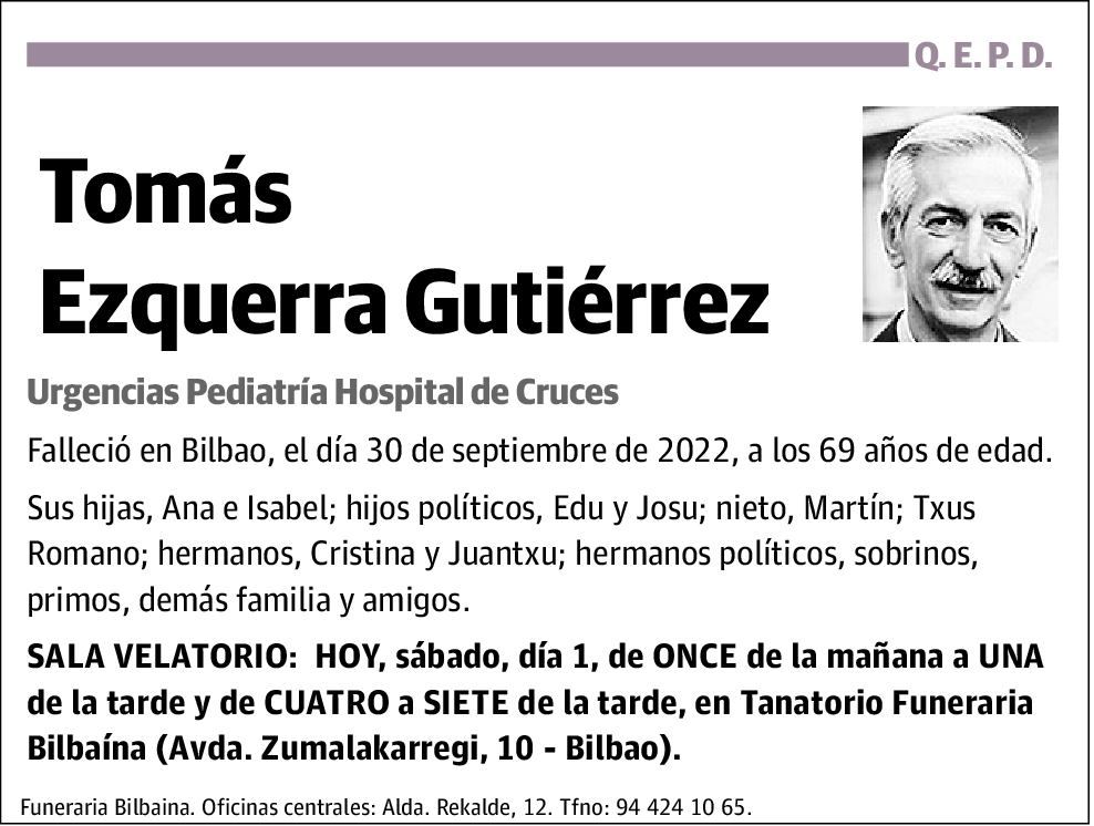 Tomás Ezquerra Gutiérrez