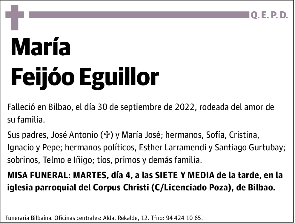 María Feijóo Eguillor