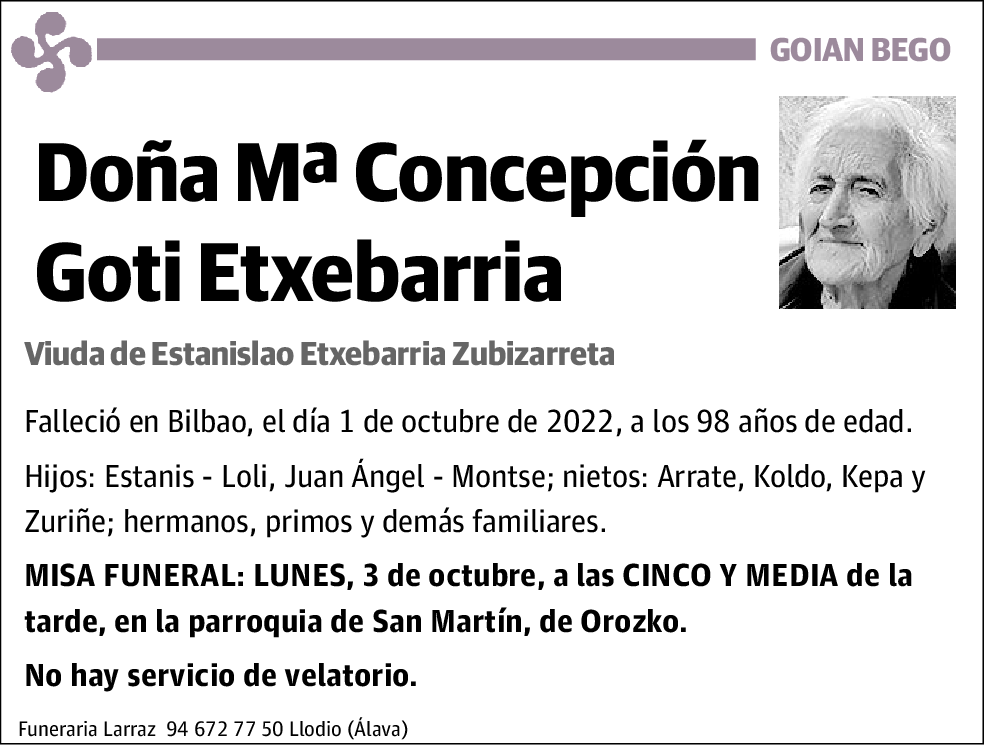 Mª Concepción Goti Etxebarria