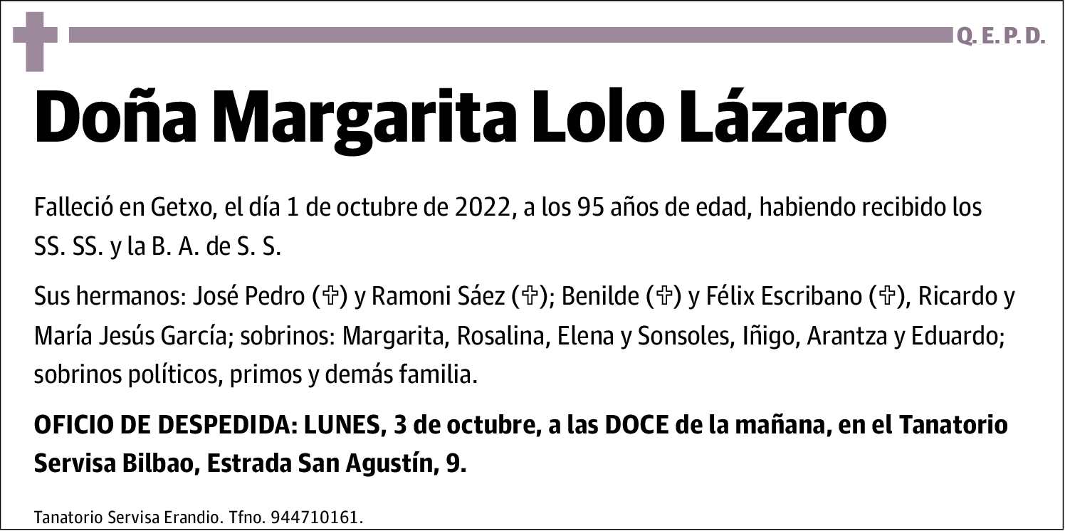 Margarita Lolo Lázaro