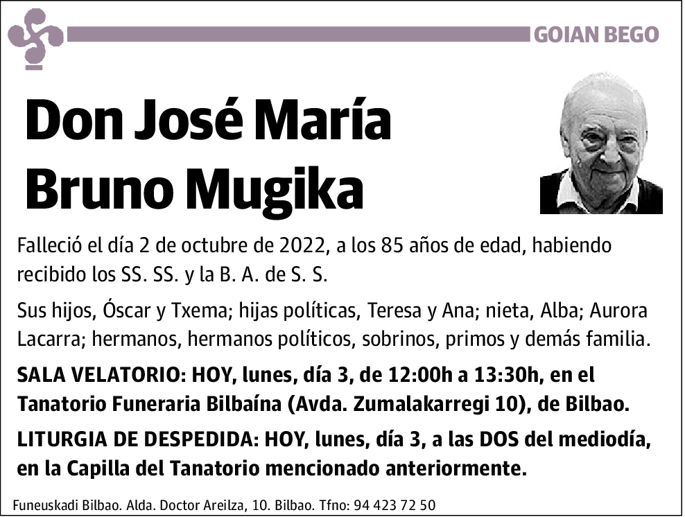 José María Bruno Mugika