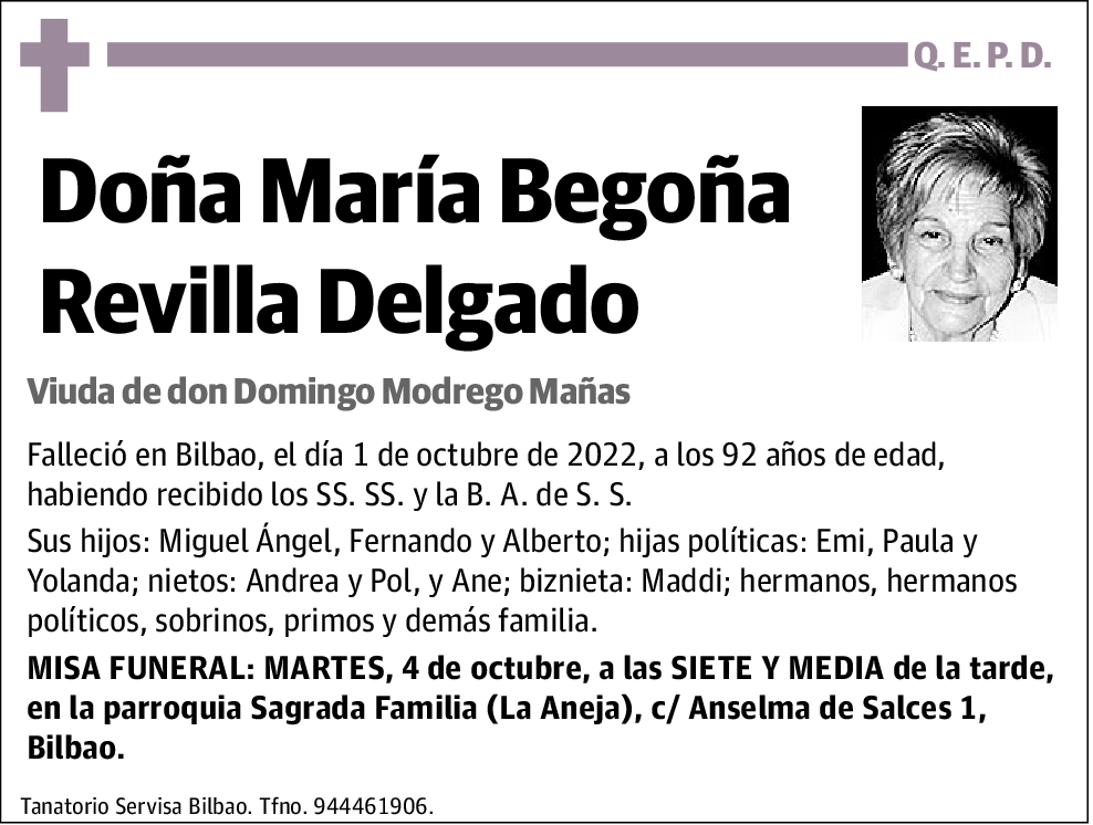 María Begoña Revilla Delgado