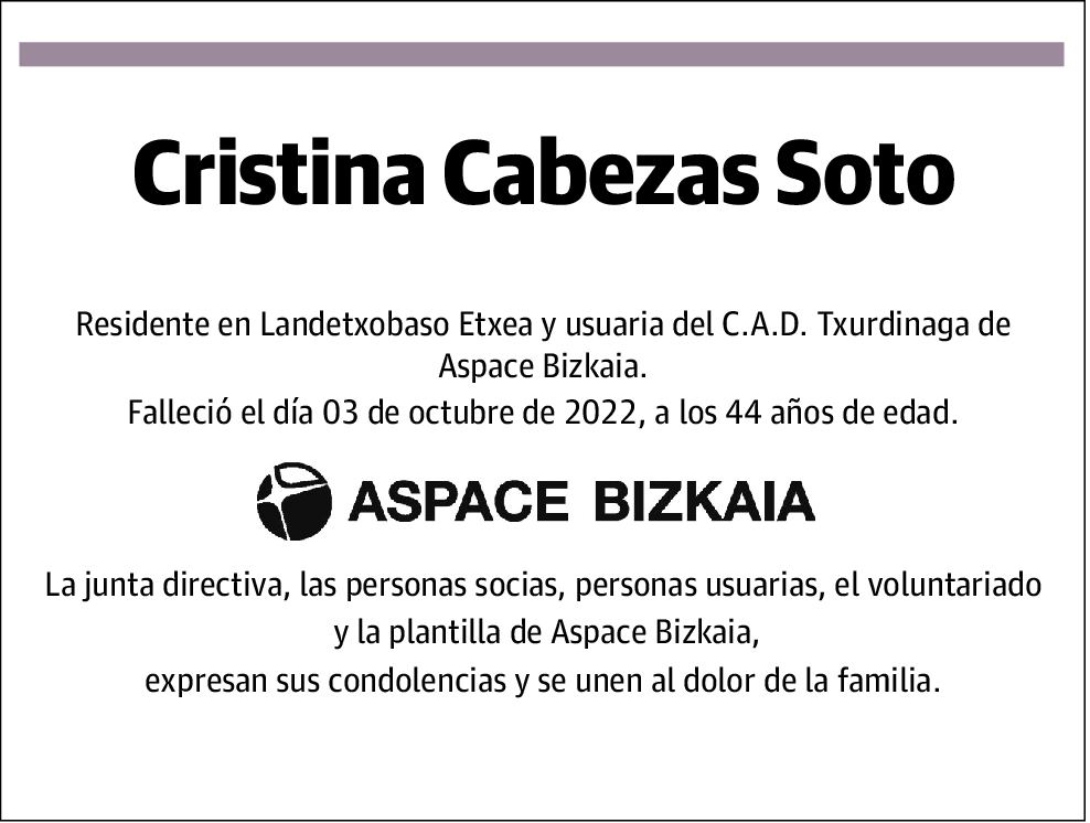Cristina Cabezas Soto