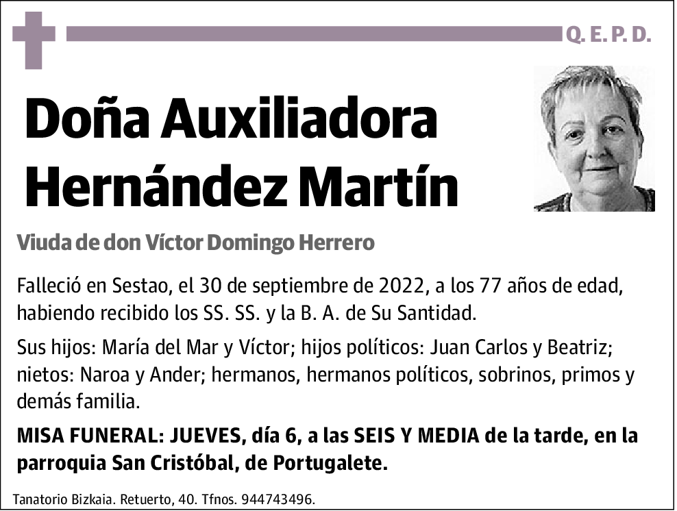 Auxiliadora Hernández Martín
