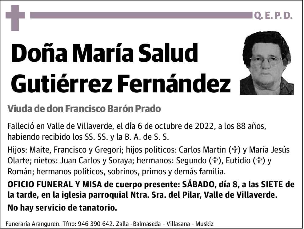 María Salud Gutiérrez Fernández