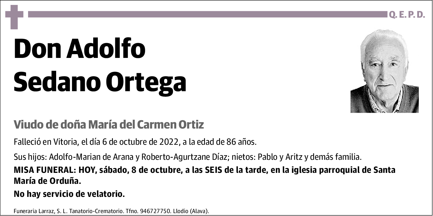 Adolfo Sedano Ortega