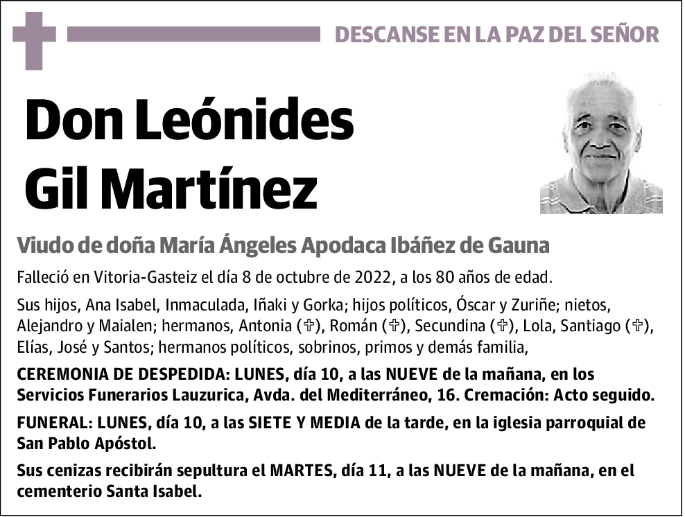 Leónides Gil Martínez