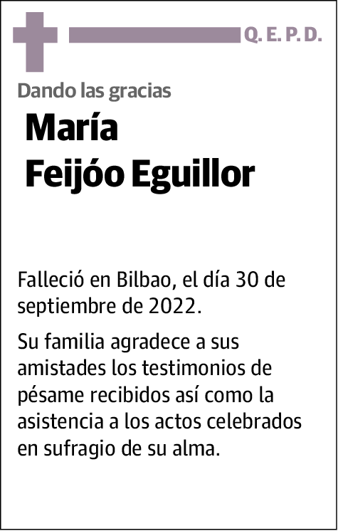 María Feijóo Eguillor