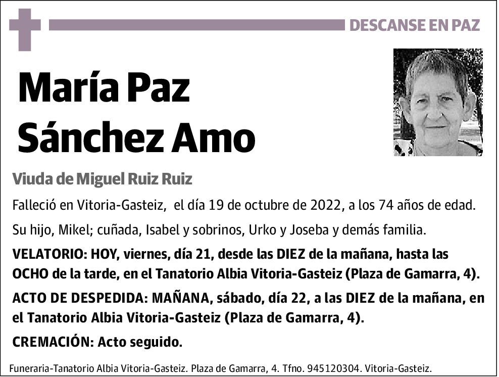 María Paz Sánchez Amo