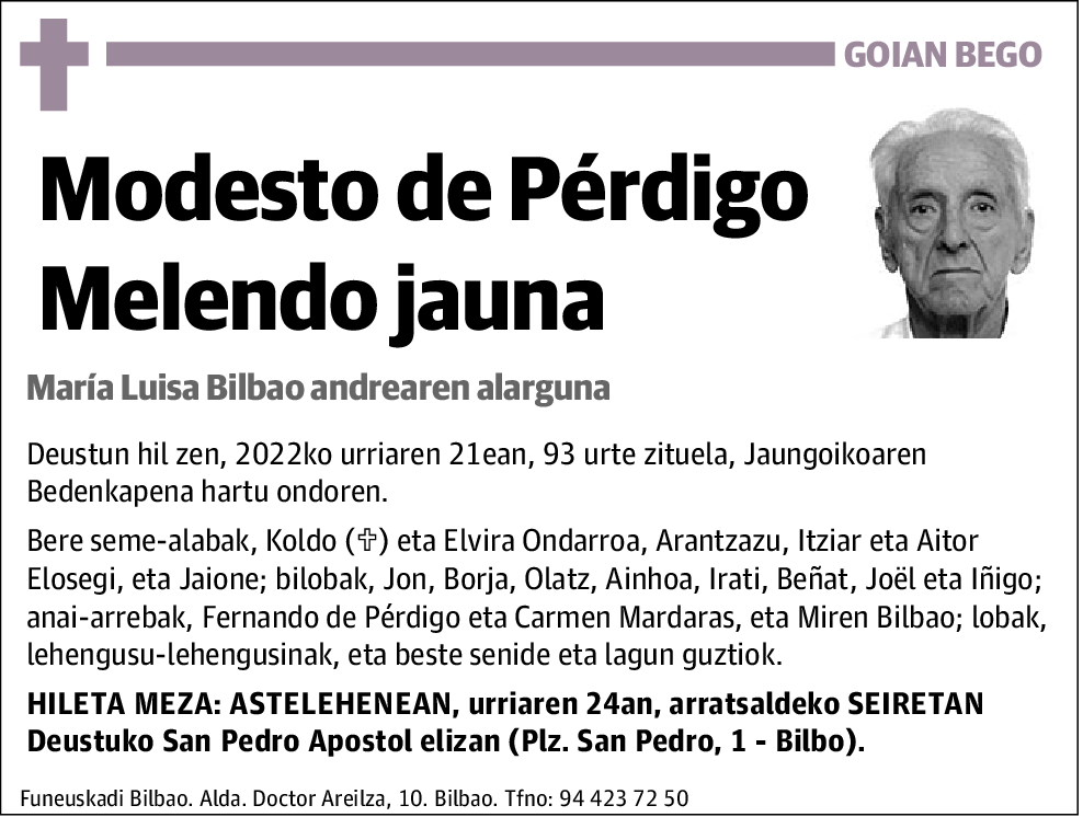 Modesto de Pérdigo Melendo