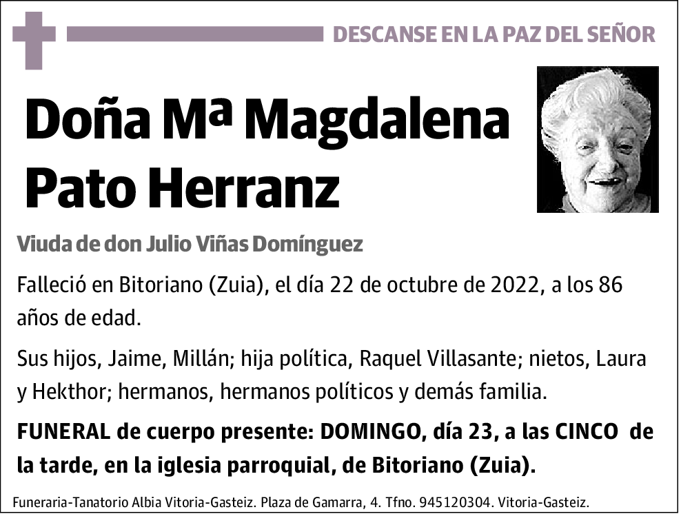 Mª Magdalena Pato Herranz