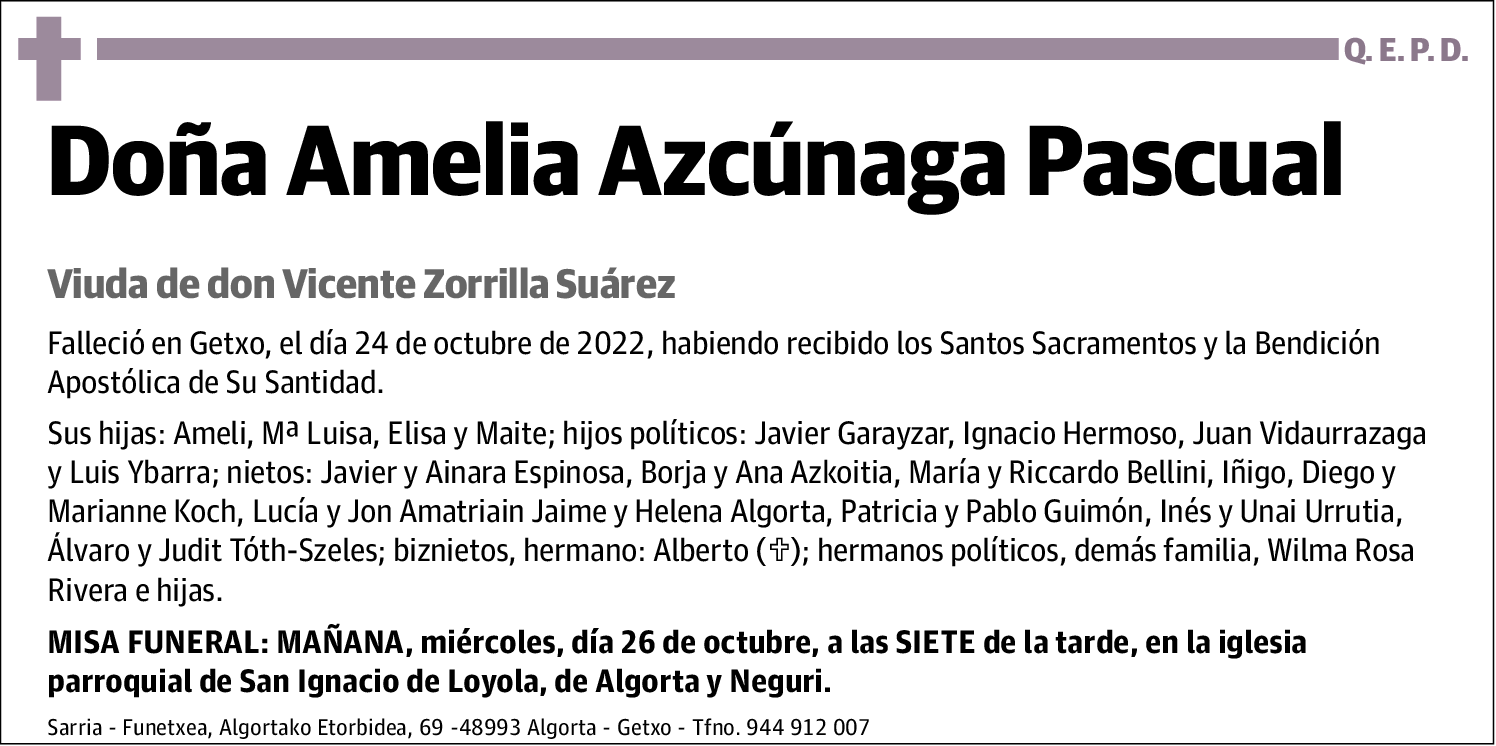 Amelia Azcúnaga Pascual