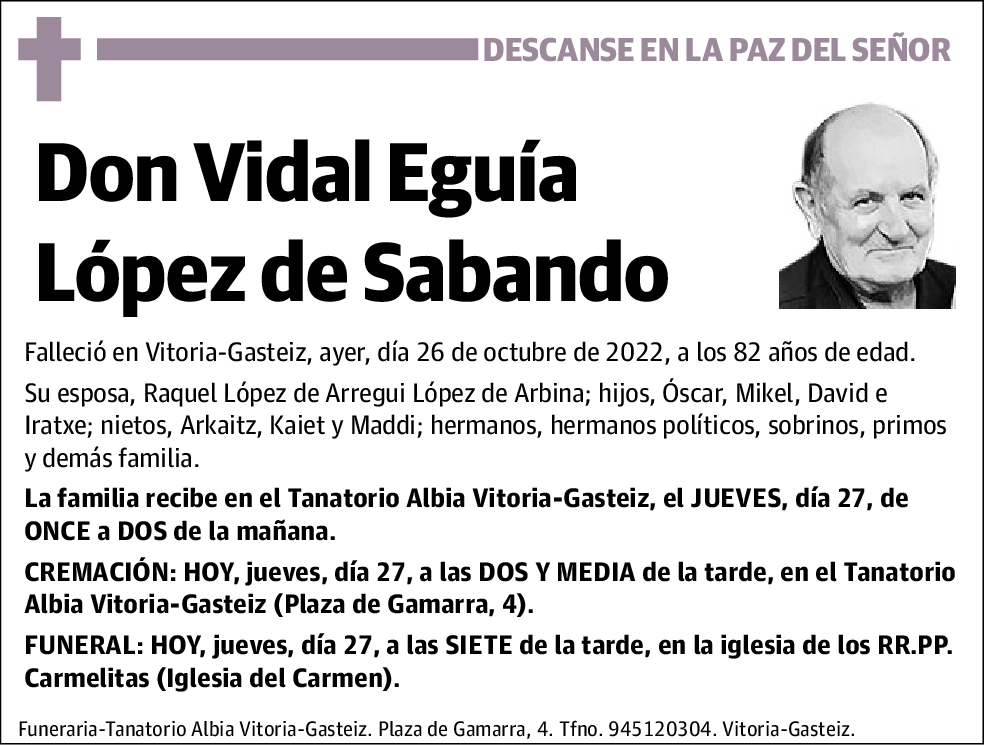 Vidal Eguía López de Sabando