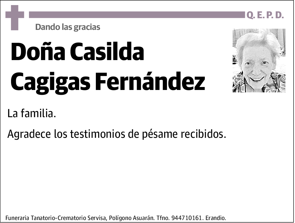 Casilda Cagigas Fernández