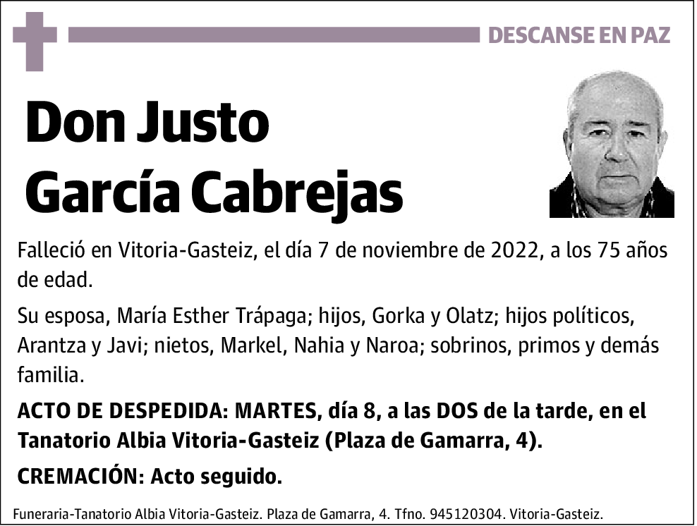 Justo García Cabrejas