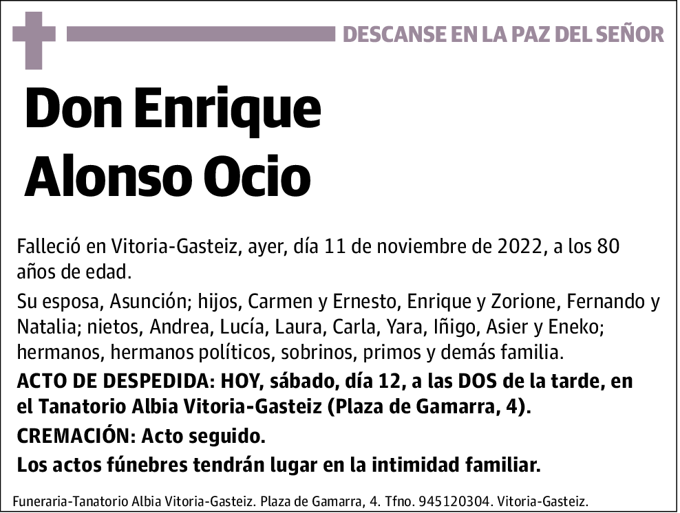 Enrique Alonso Ocio