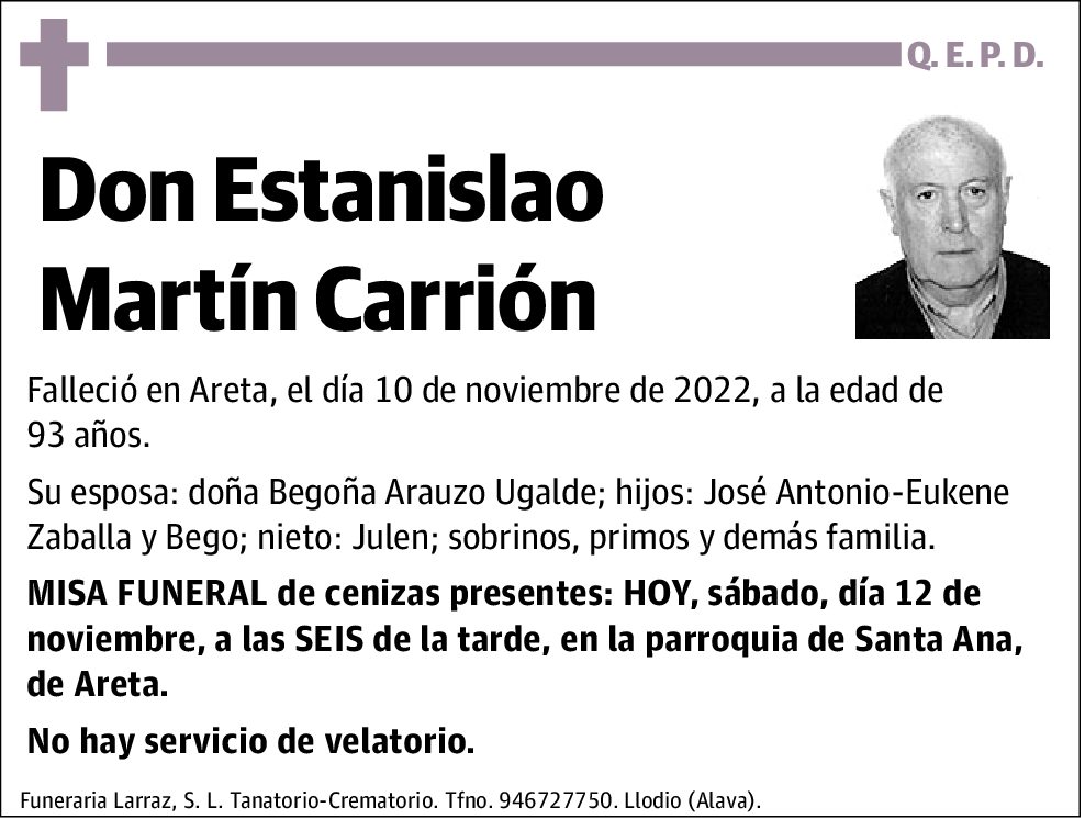 Estanislao Martín Carrión