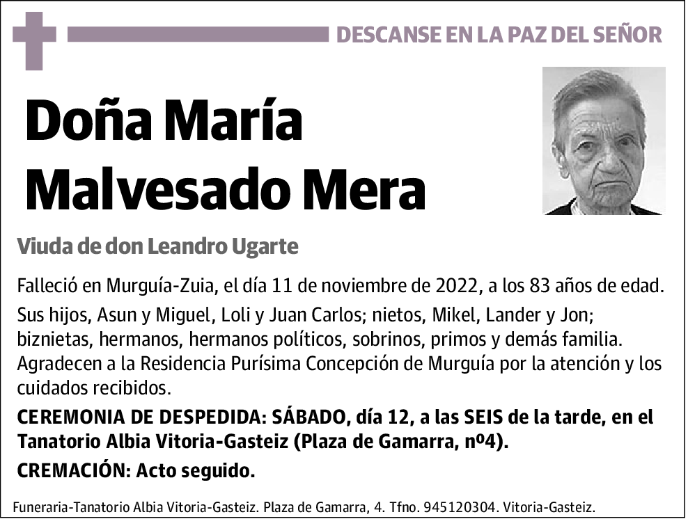 María Malvesado Mera
