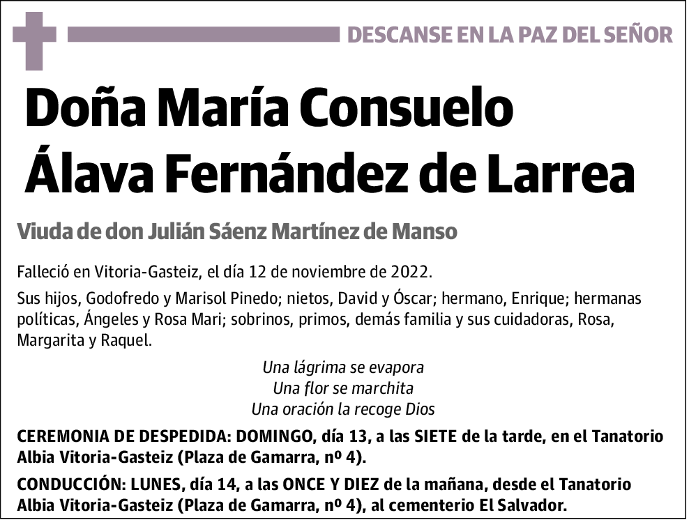 María Consuelo Álava Fernández de Larrea