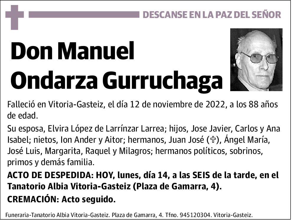Manuel Ondarza Gurruchaga