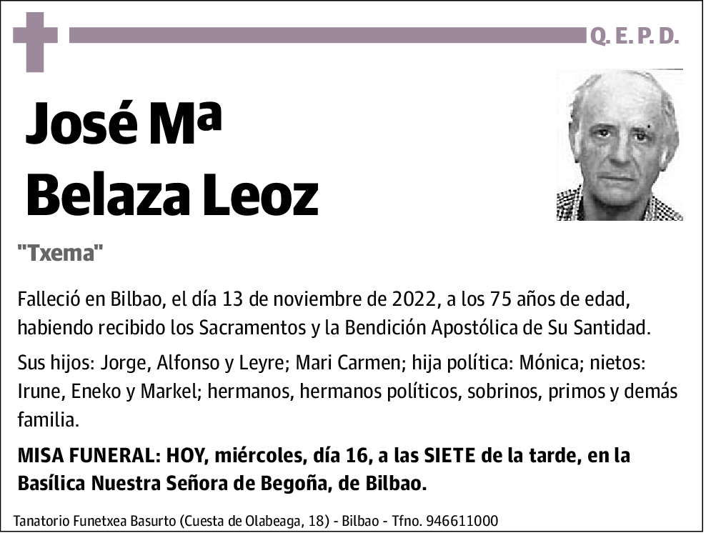 José Mª Belaza Leoz
