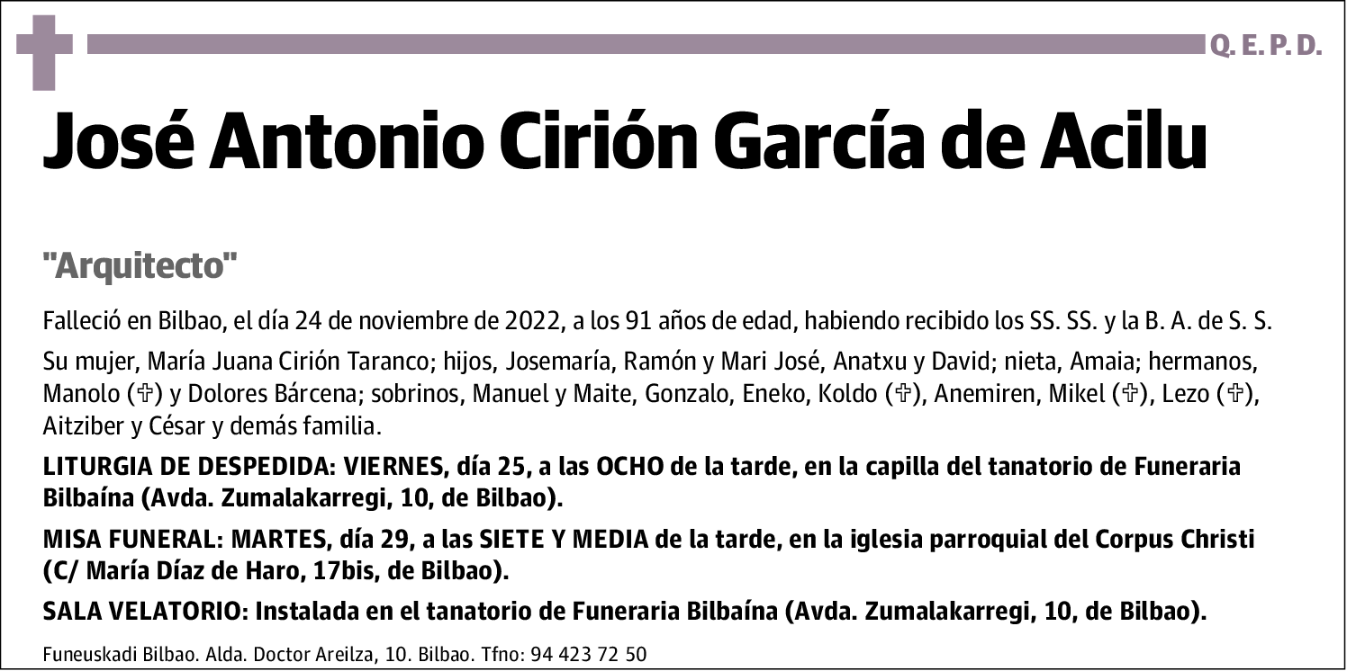 Jose Antonio Cirión García de Acilu