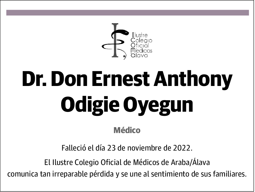 Ernest Anthony Odigie Oyegun