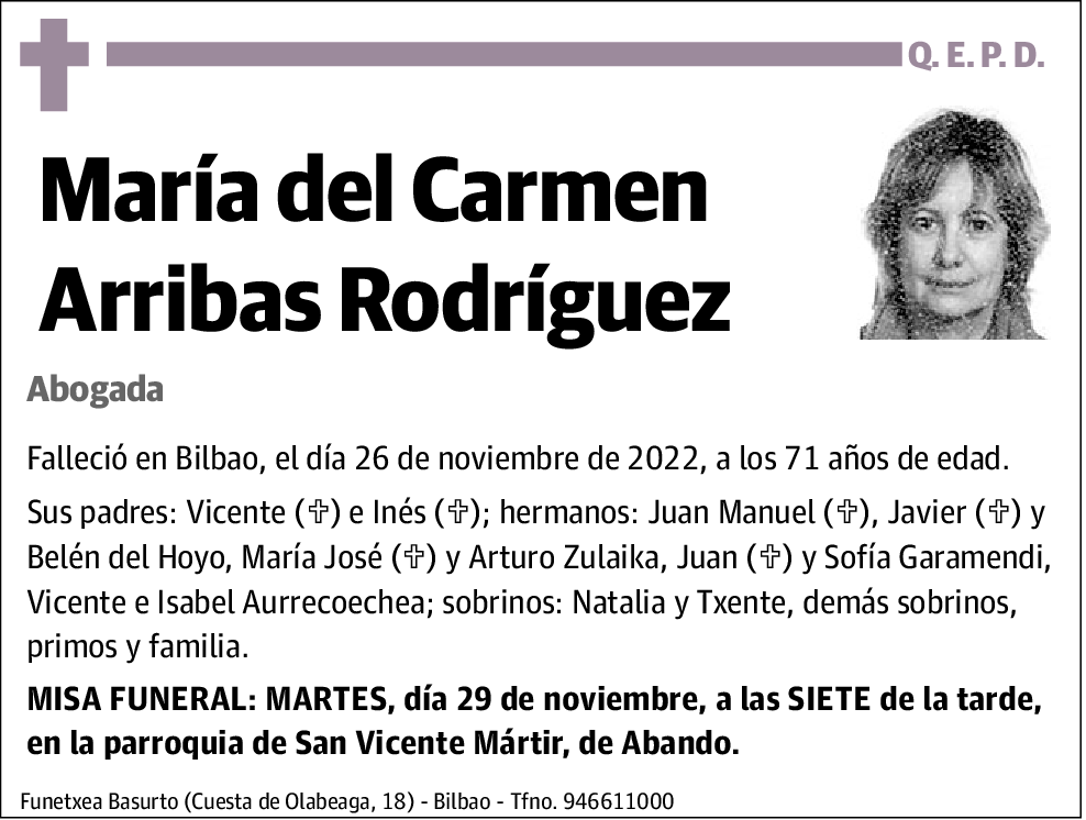 María del Carmen Arribas Rodríguez